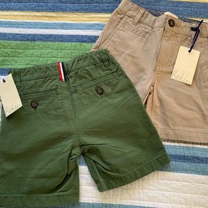 2 pairs Boden chino 5Y shorts. NEW with tags!